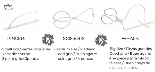 ¿Cómo elegir las pinzas más adecuadas para esmaltar cerámica?