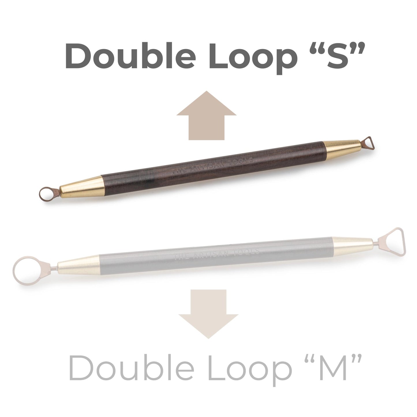 Vaciador ceramica doble punta, Pequeño. DOUBLE LOOP "S"