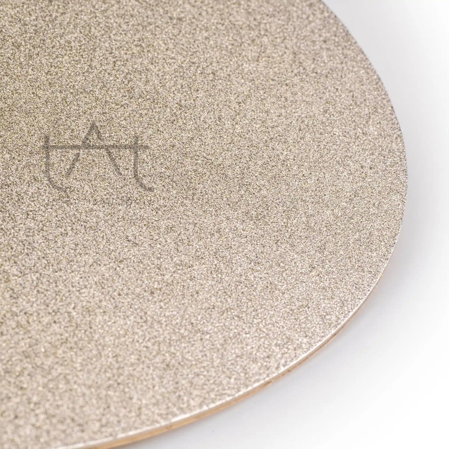Diamond round grinder for potter's wheel. Fine grit. Polishing