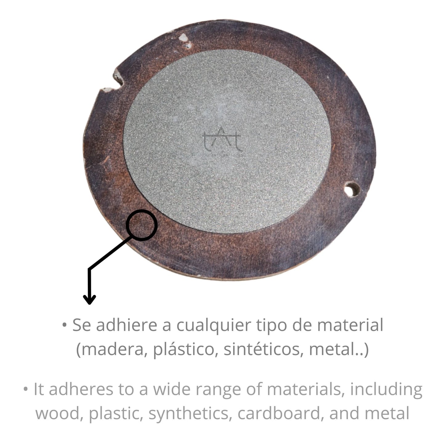 Diamond round grinder for potter's wheel. Fine grit. Polishing