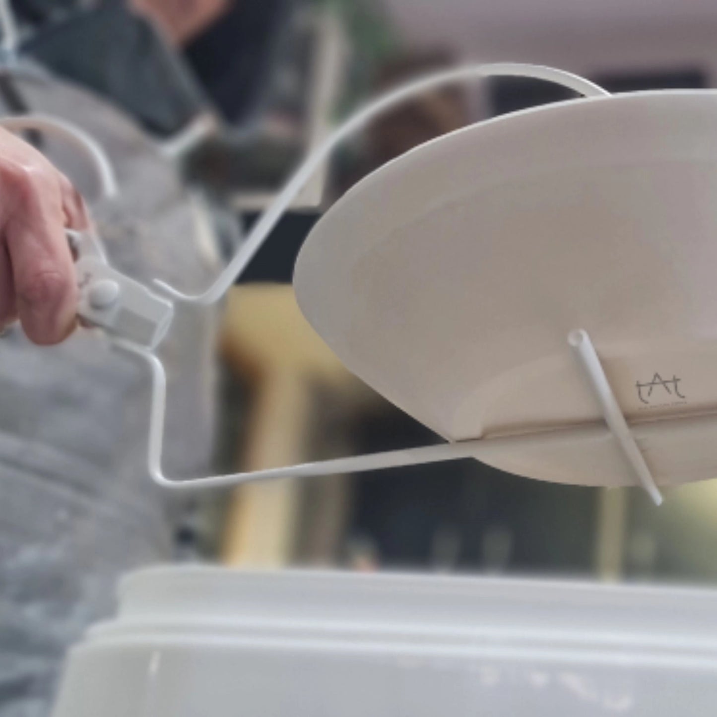 Glazing Tongs for pottery 'Whale'