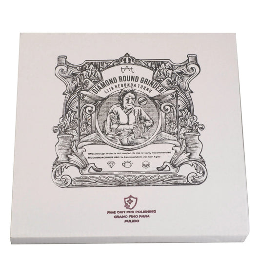 Diamond round grinder for potter's wheel. Fine grit. Polishing