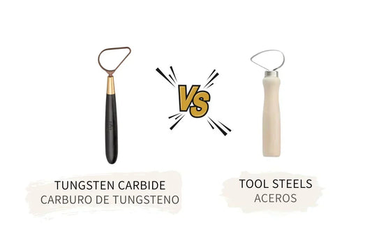 Carburo tungsteno vs acero herramientas cerámica