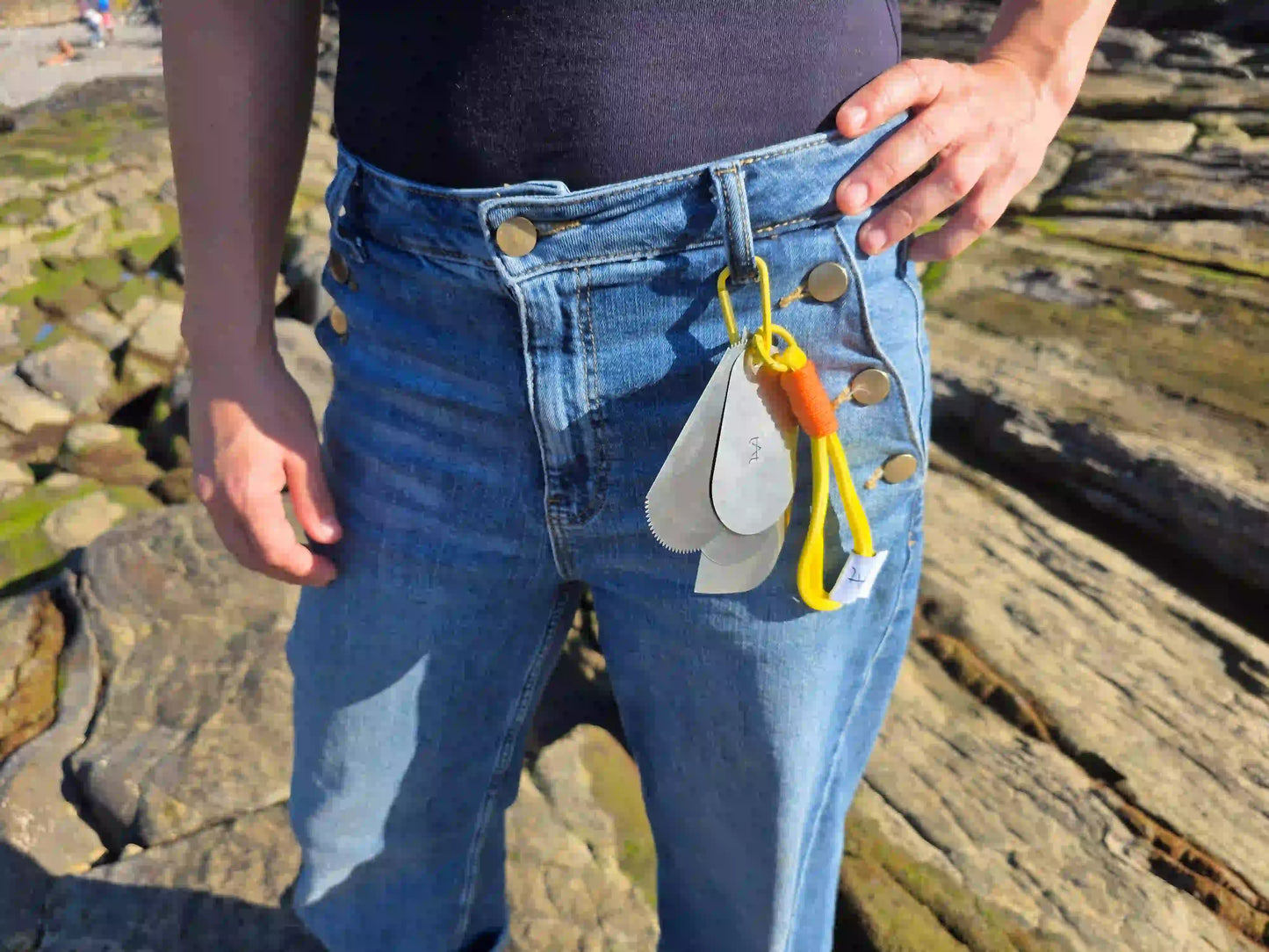 Raspador Ceramica. Set colgable