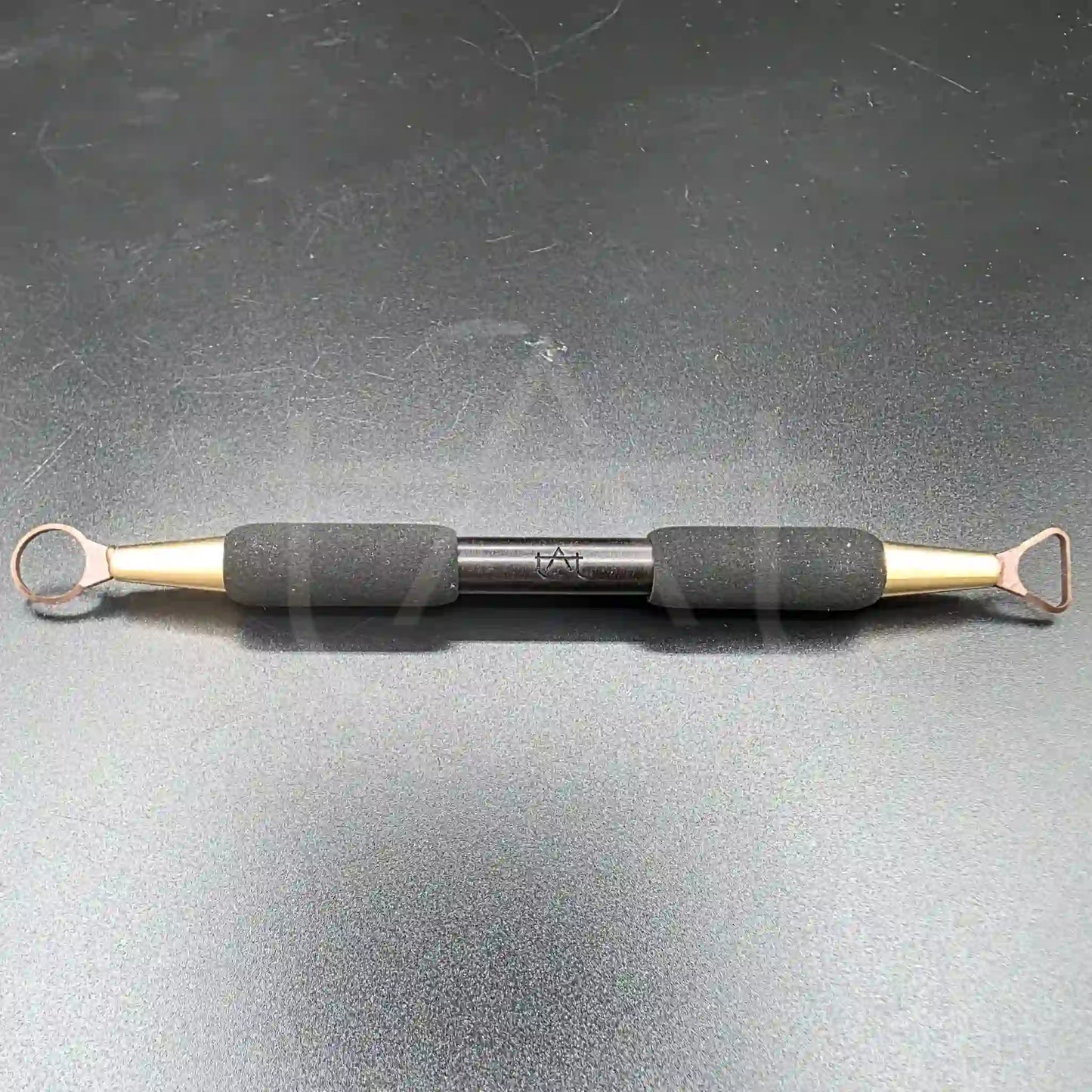 vista lateral del retorneador de doble lazo donde se ven sus dos formas para retornear