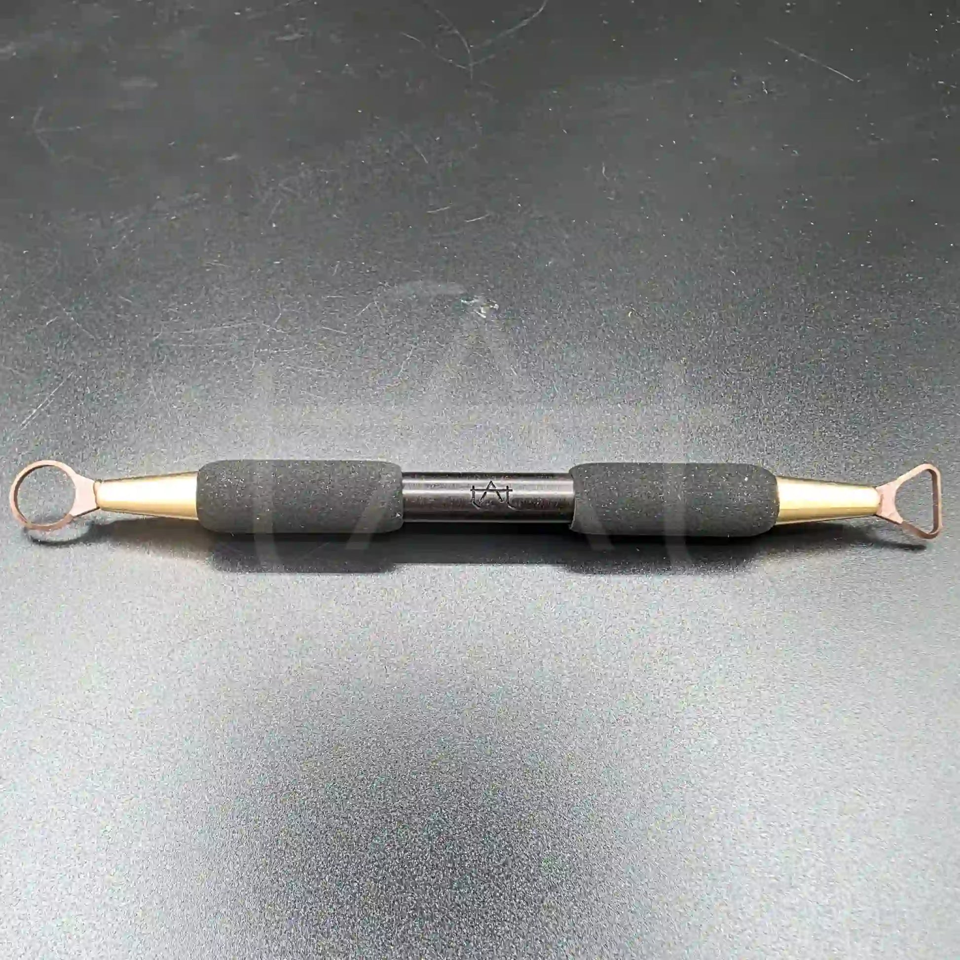 vista lateral del retorneador de doble lazo donde se ven sus dos formas para retornear