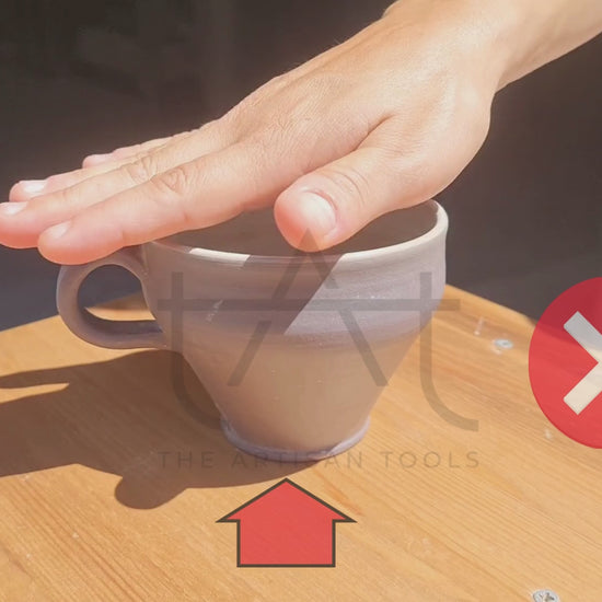 Disco de diamante lijador para platina de torno alfarero para alisar platos y tazas de ceramica
