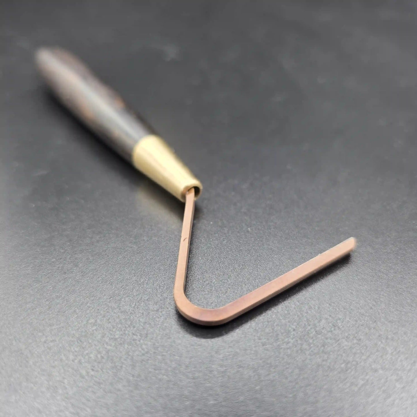 retorneador grande tipo L o gancho , vista de la cuchilla de carburo